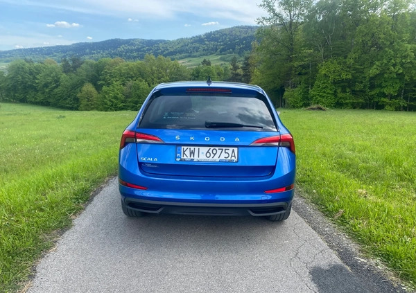 Skoda Scala cena 57500 przebieg: 146100, rok produkcji 2019 z Czarnków małe 121